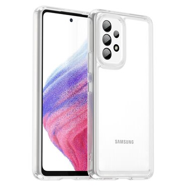 Hibridna maska "Frame Shield" za Samsung Galaxy A53 5G - prozirna