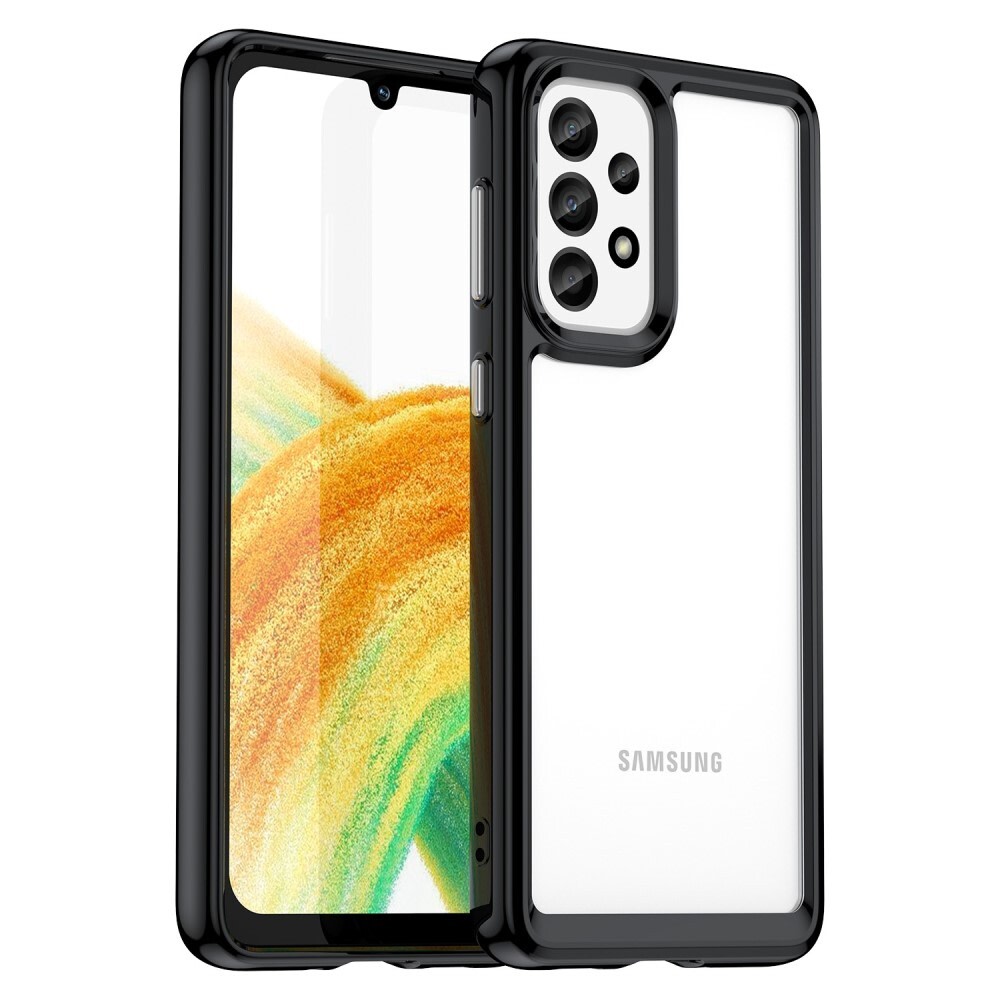Hibridna maska "Frame Shield" za Samsung Galaxy A33 5G - crna