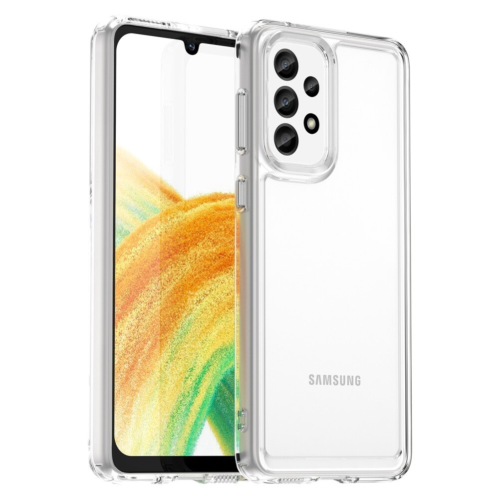 Hibridna maska "Frame Shield" za Samsung Galaxy A33 5G - prozirna