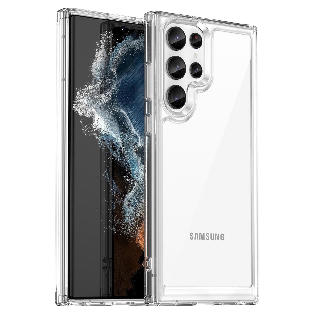 Hibridna maska "Frame Shield" za Samsung Galaxy S23 Ultra - prozirna