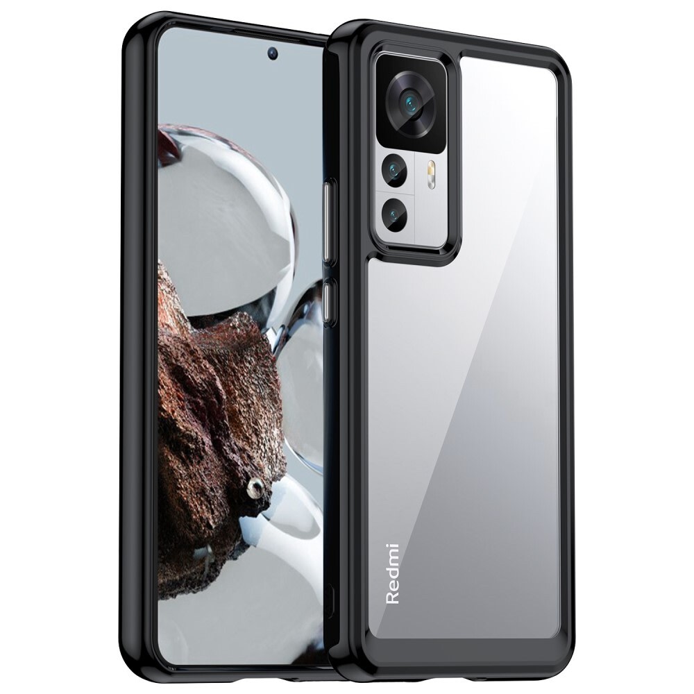 Hibridna maska "Frame Shield" za Xiaomi 12T / 12T Pro - crna