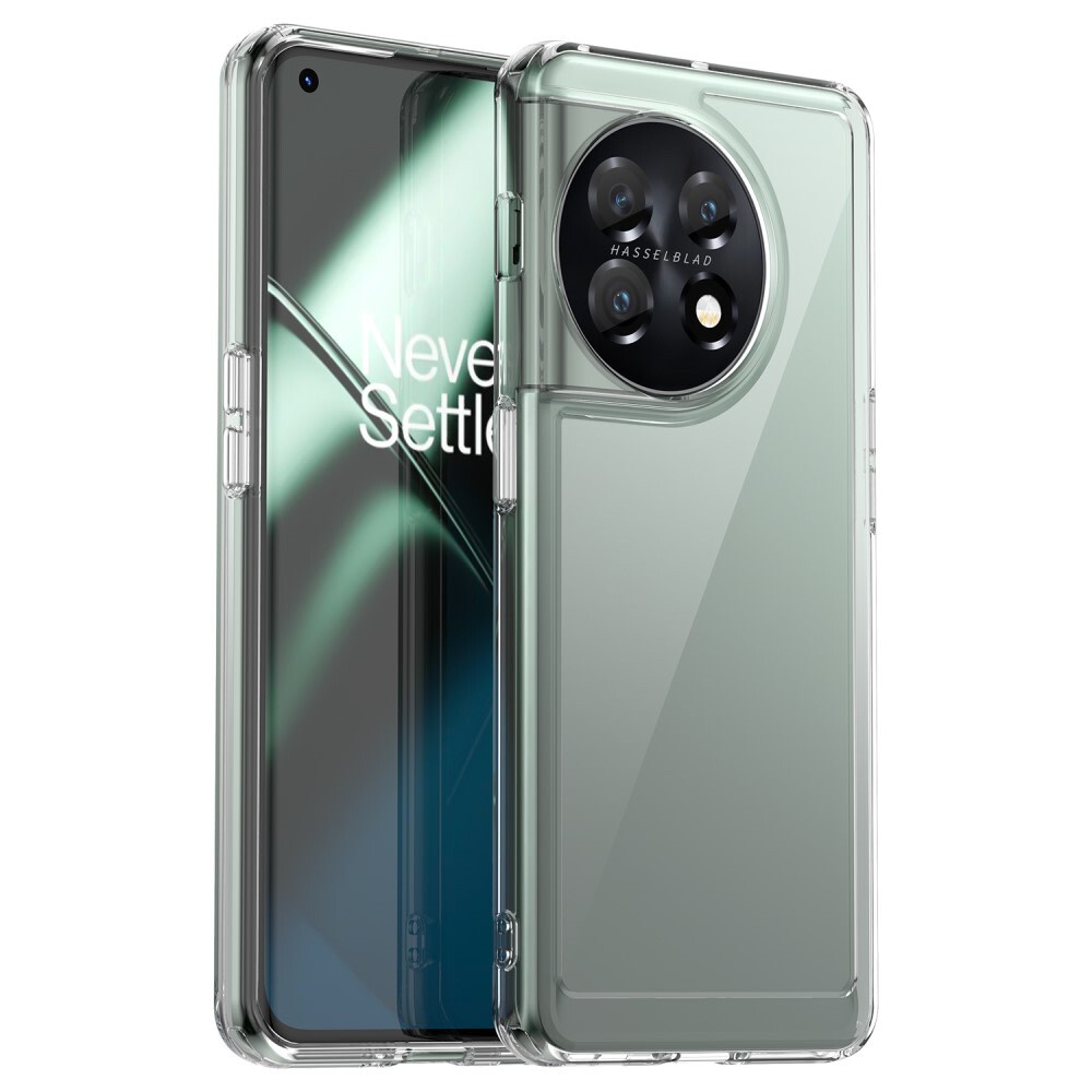 Hibridna maska "Frame Shield" za OnePlus 11 5G - prozirna