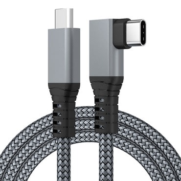 Iznimno dugi USB-C u USB-C kabel LongMe X5 - 6 m - gunmetal