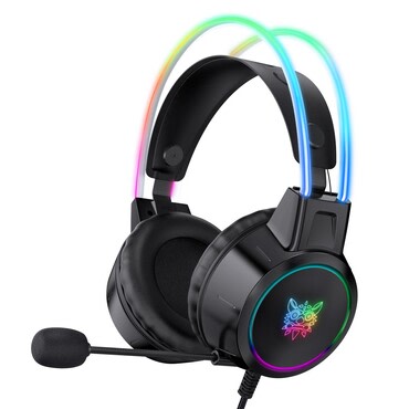 Gaming slušalice ONIKUMA "X15" s udobnim ušnim čepićima, kvalitetnim zvukom, vanjskim mikrofonom i RGB osvjetljenjem - crne Gaming slušalice ONIKUMA "X15" s udobnim ušnim čepićima, kvalitetnim zvukom, vanjskim mikrofonom i RGB osvjetljenjem - crne