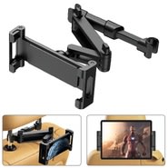 Rastezljivi auto držač za sjedalo BlitzGrip za sve tablete i mobilne uređaje - metal black