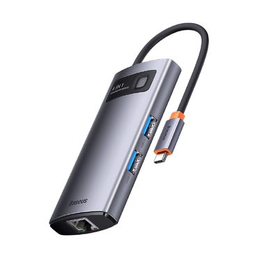 Multifunkcijski USB Hub Baseus "Metal Gleam" 4v1 s USB-C izlazom Multifunkcijski USB Hub Baseus "Metal Gleam" 4v1 s USB-C izlazom