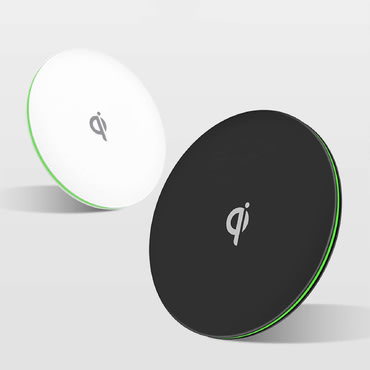 Bežična postaja za punjenje ZenQi 15W s LED osvjetljenjem, brzim punjenjem i priloženim USB-C kablom Bežična postaja za punjenje ZenQi 15W s LED osvjetljenjem, brzim punjenjem i priloženim USB-C kablom