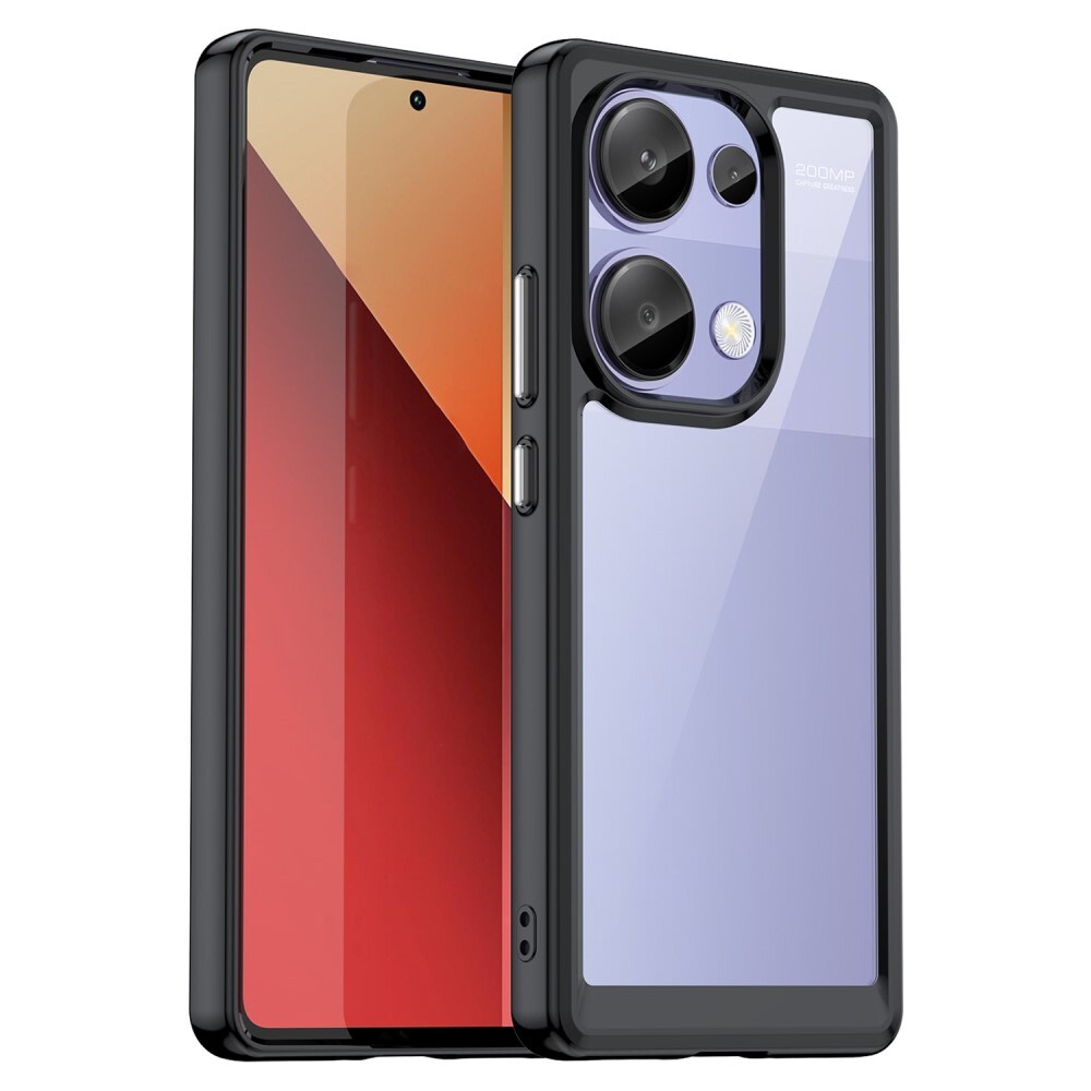 Hibridna maska "Frame Shield" za Xiaomi Redmi Note 13 Pro 4G / Poco M6 Pro - crna