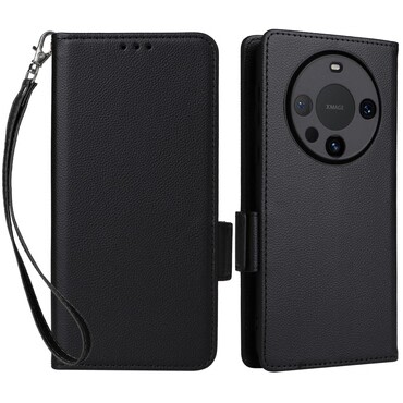 Torbica "Litchi Wallet" za Huawei Mate 60 Pro Plus - crna