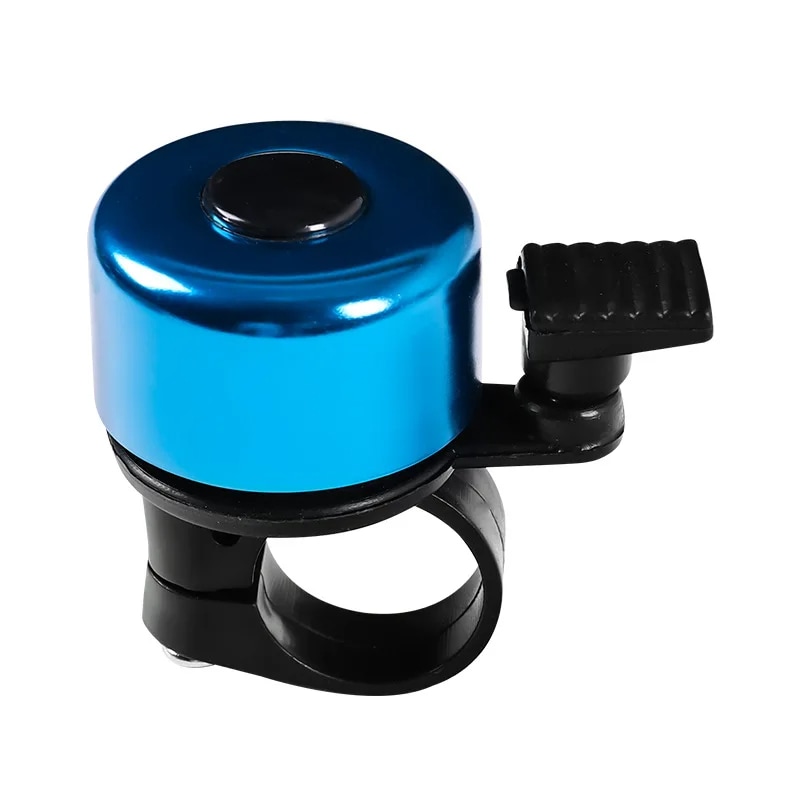 Zvono za bicikl Ding Ding - aluminijsko zvono za sigurnost u prometu - metallic blue