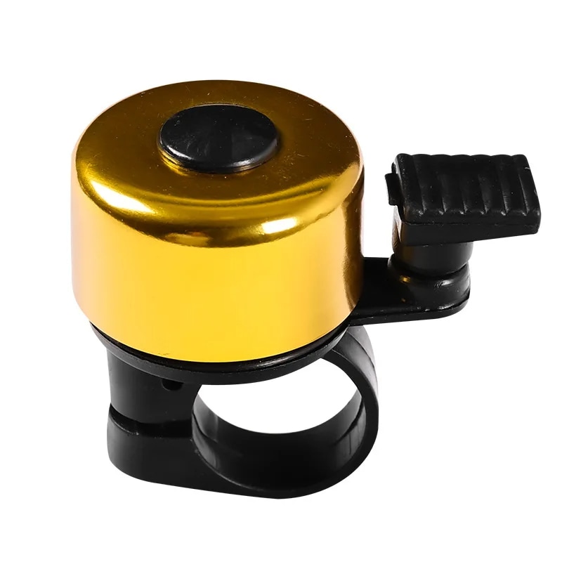 Zvono za bicikl Ding Ding - aluminijsko zvono za sigurnost u prometu - metallic gold