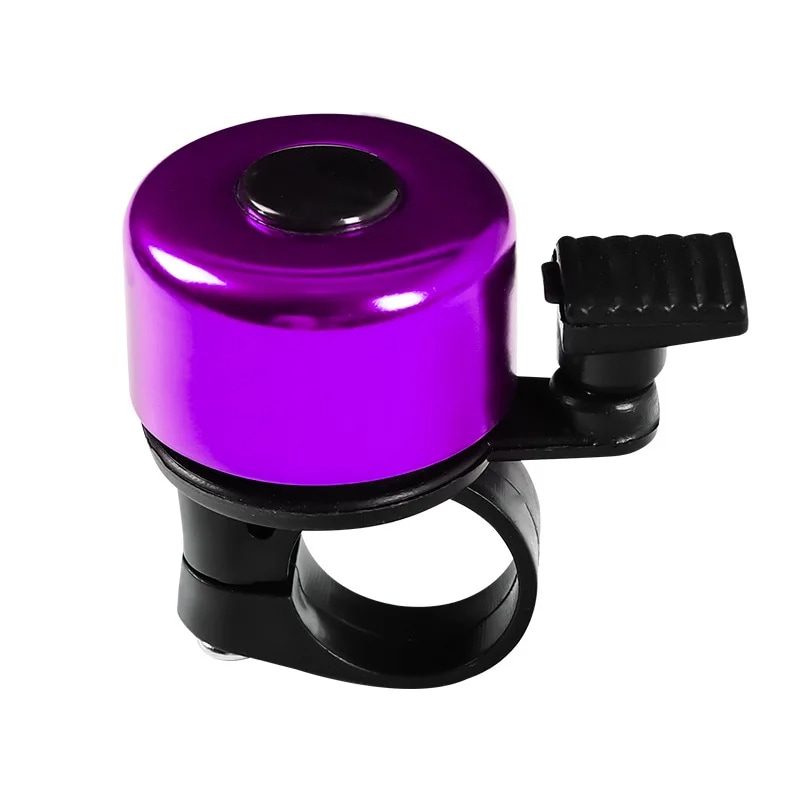 Zvono za bicikl Ding Ding - aluminijsko zvono za sigurnost u prometu - metallic purple