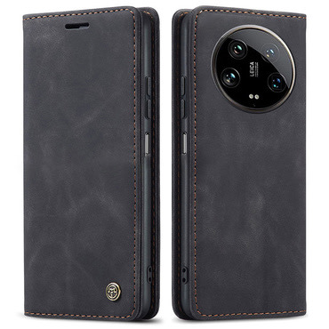 Torbica CaseMe MagFlip za Xiaomi 14 Ultra s najvišom razinom zaštite i samostalnim magnetnim zatvaranjem - smooth black Torbica CaseMe MagFlip za Xiaomi 14 Ultra s najvišom razinom zaštite i samostalnim magnetnim zatvaranjem - smooth black
