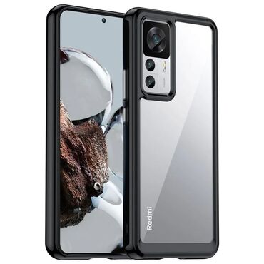 Hibridna maska "Frame Shield" za Xiaomi 13T / 13T Pro - crna