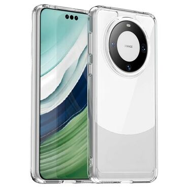 Hibridna maska "Frame Shield" za Huawei Mate 60 Pro Plus - prozirna