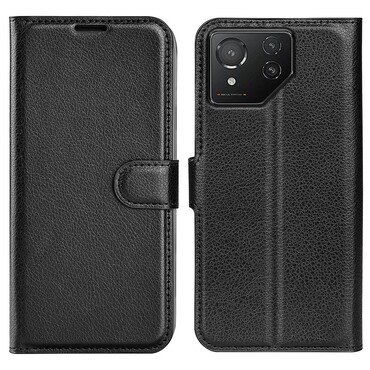 Torbica "Litchi" za Asus ROG Phone 8 Pro - crna