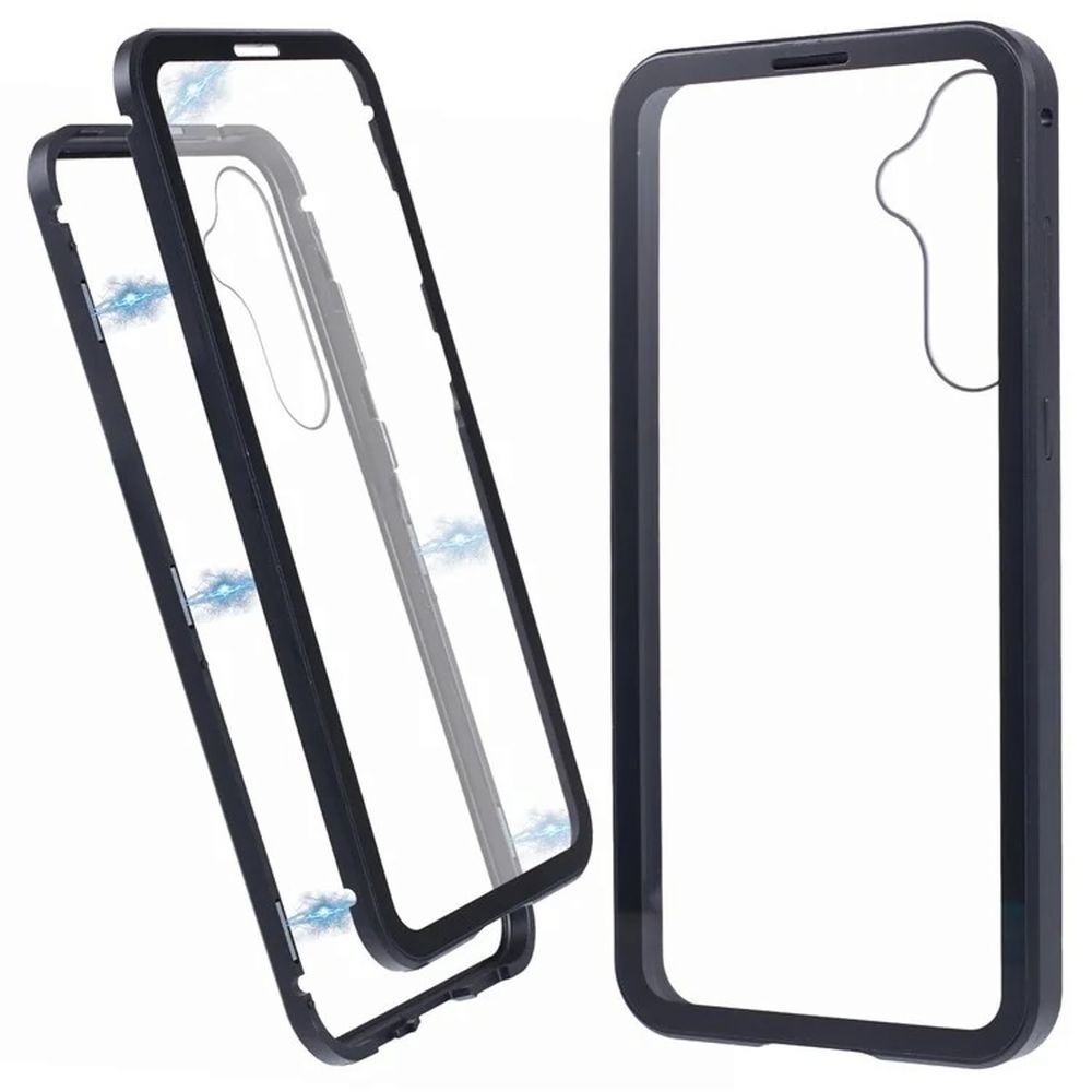 Magnetna Full-body maska "Stronghold" za Samsung Galaxy A55 - crna
