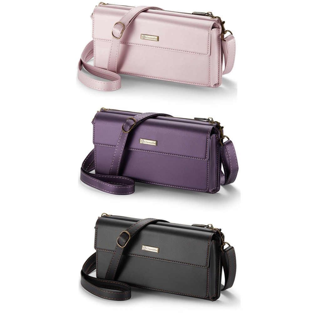 Ženska torbica CaseMe "Crossbody"- elegantna torbica za pametne telefone, novčanik, kozmetiku i druga manja pmagala