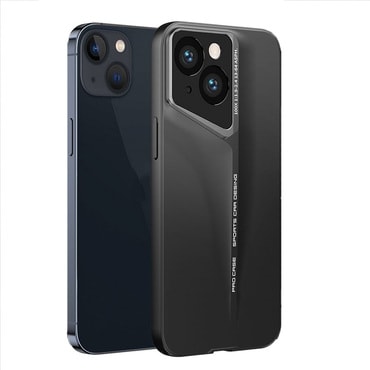 Premium tanka maska Blade s dodatnom zaštitom zadnjih kamera za iPhone 15 - midnight black