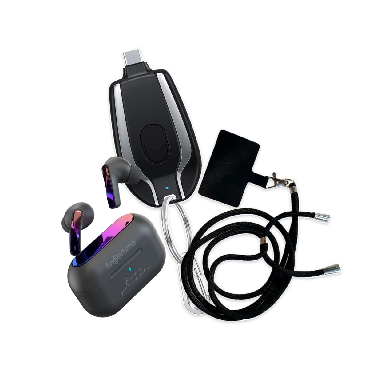 Passenger Princess paket za cure: power bank, Bluetooth slušalice i vezica za telefon