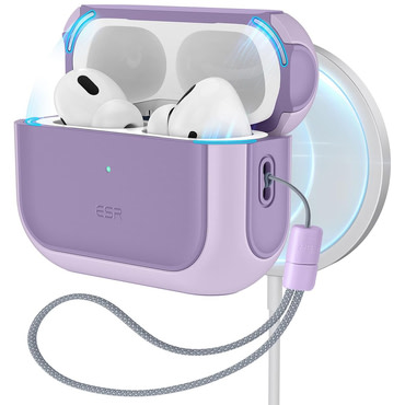 Zaštitna torbica ESR "Orbit Hybrid HaloLock" za Apple AirPods Pro / Pro 2 - ljubičasta