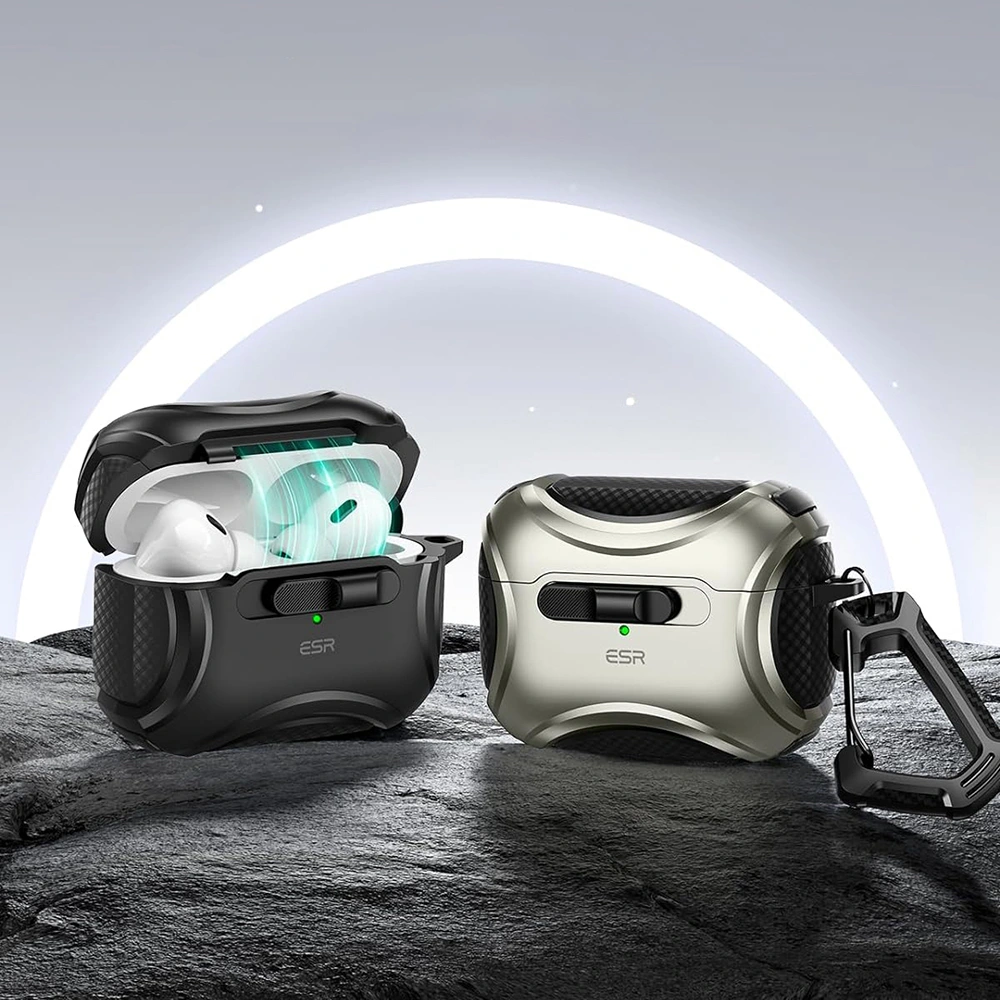 Zaštitna torbica ESR "Lock Case HaloLock" zaApple AirPods Pro / Pro 2 - crna