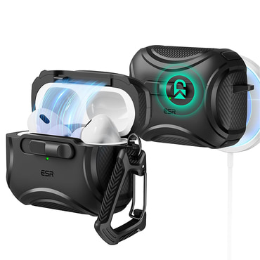 Zaštitna torbica ESR "Lock Case HaloLock" zaApple AirPods Pro / Pro 2 - crna
