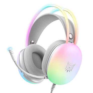 Gaming slušalice Edifier "HECATE G2BT" s udobnim ušnim čepićima i RGB osvjetljenjem - bijela Gaming slušalice Edifier "HECATE G2BT" s udobnim ušnim čepićima i RGB osvjetljenjem - bijela