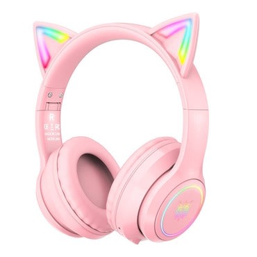 Gaming slušalice Edifier Onikuma "B90" s udobnim ušnim čepićima i RGB osvjetljenjem - roza Gaming slušalice Edifier Onikuma "B90" s udobnim ušnim čepićima i RGB osvjetljenjem - roza