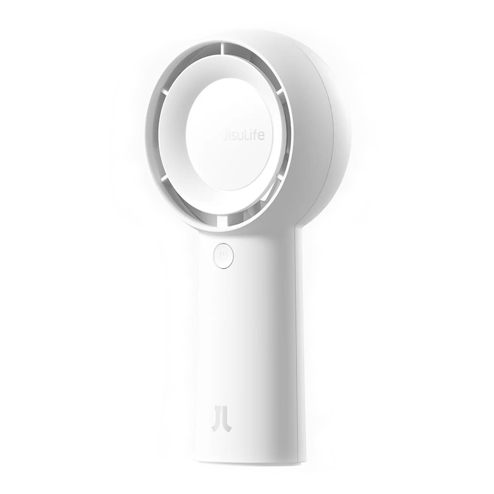 Premium prijenosni mini ručni ventilator JisuLife "Life5 Plus" s pet brzine - bijeli