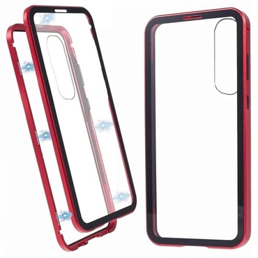 Magnetna Full-body maska "Stronghold" za Honor 200 Pro - crveni