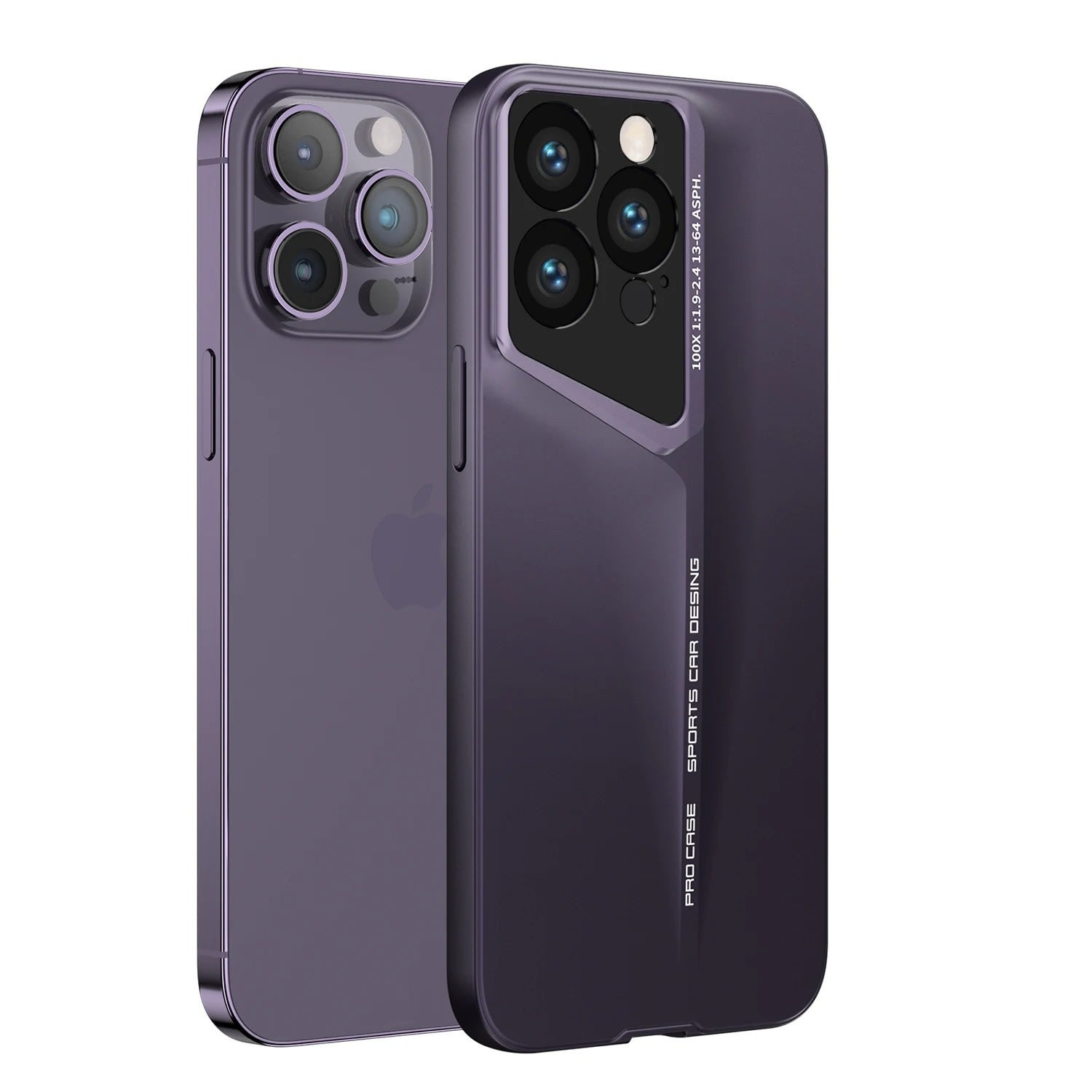 Premium tanka maska Blade s dodatnom zaštitom zadnjih kamera za iPhone 16 Pro - royal violet