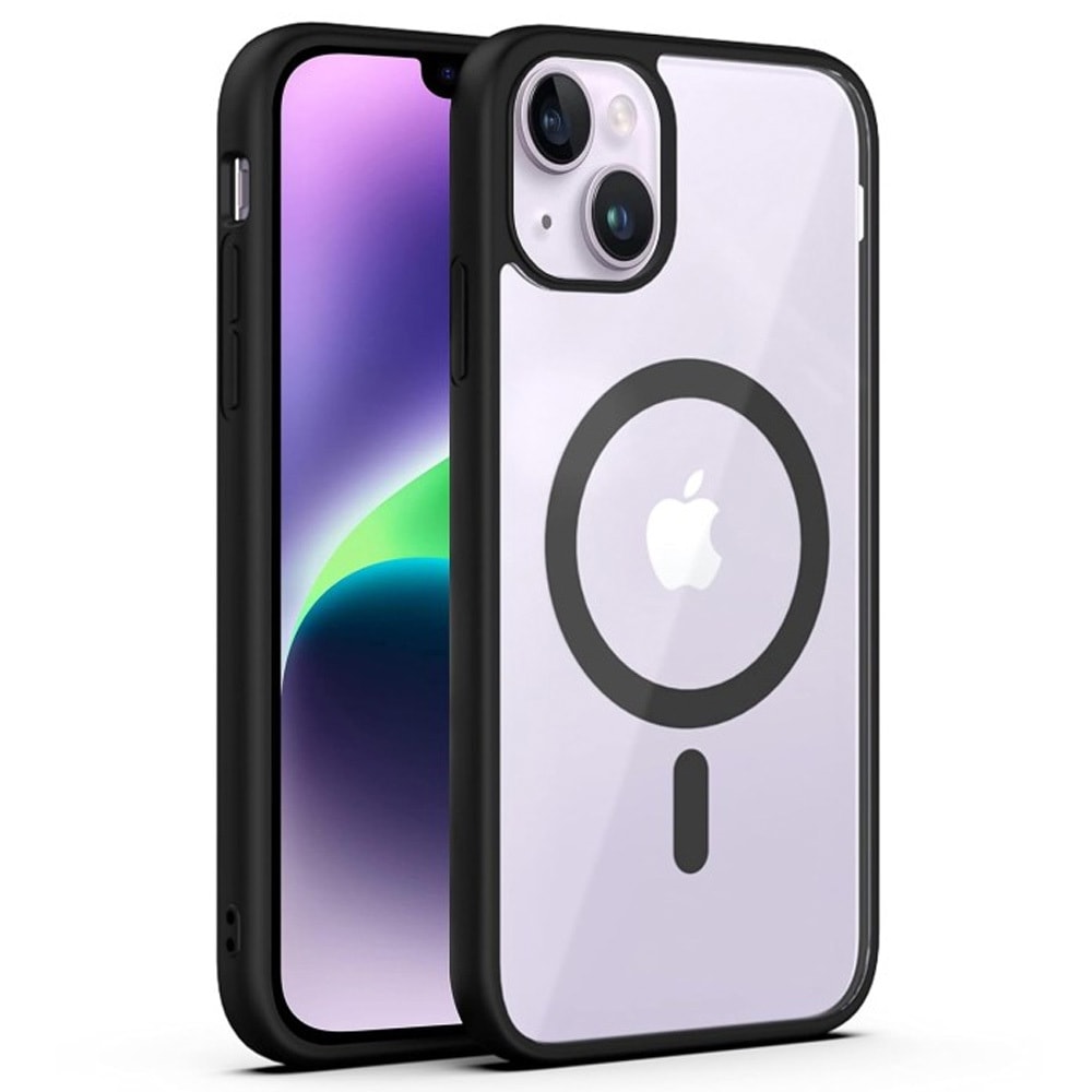 Hibridna maska "PastelMag" s magnetom Magsafe za iPhone 16 Plus - black