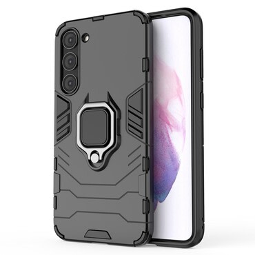 Robusna maska "Impact X Ring" za Samsung Galaxy S23 - crna