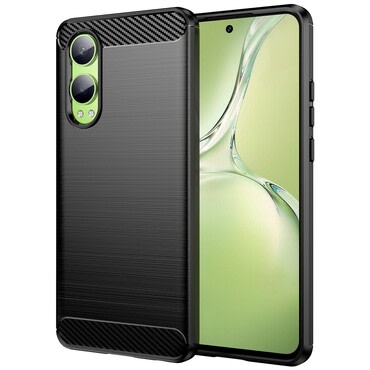 TPU gel maska "Brushed Carbon" za OnePlus Nord CE4 Lite - crna TPU gel maska "Brushed Carbon" za OnePlus Nord CE4 Lite - crna