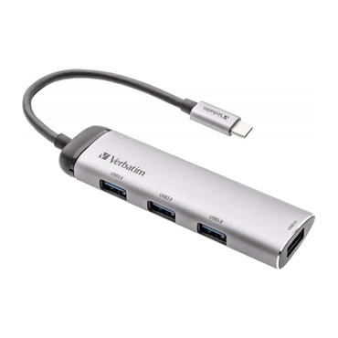 Multifunkcionalni USB Hub Verbatim sa četirni USB 3.2 ulaza Multifunkcionalni USB Hub Verbatim sa četirni USB 3.2 ulaza