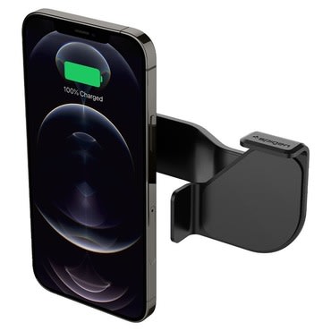 Automobilski magnetni držač Spigen "OneTap ITT85-2" za Tesla Model 3 / Y / X / S s MagSafe tehnologijo -  crni Automobilski magnetni držač Spigen "OneTap ITT85-2" za Tesla Model 3 / Y / X / S s MagSafe tehnologijo -  crni