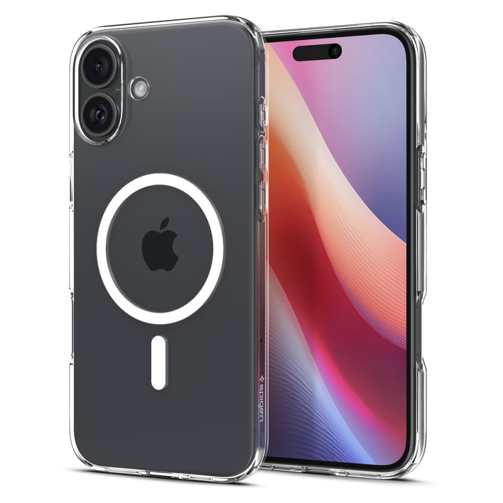 Maska Spigen "Liquid Crystal MagFit" za iPhone 16 - clear