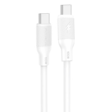 Kabel za punjenje i prijenos podataka Foneng "X80" - USB-C u USB-C kabel s PD 100W - 1m - bijeli Kabel za punjenje i prijenos podataka Foneng "X80" - USB-C u USB-C kabel s PD 100W - 1m - bijeli