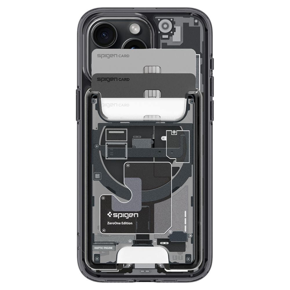 Magnetni novčanik Spigen "Ultra Hybrid Mag" - džep za kartice s ugrađenim magnetom - zero one