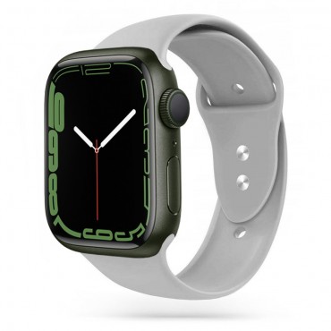 Silikonski remen za sat Apple Watch  (38 / 40 / 41 mm) "Smooth" - sivi