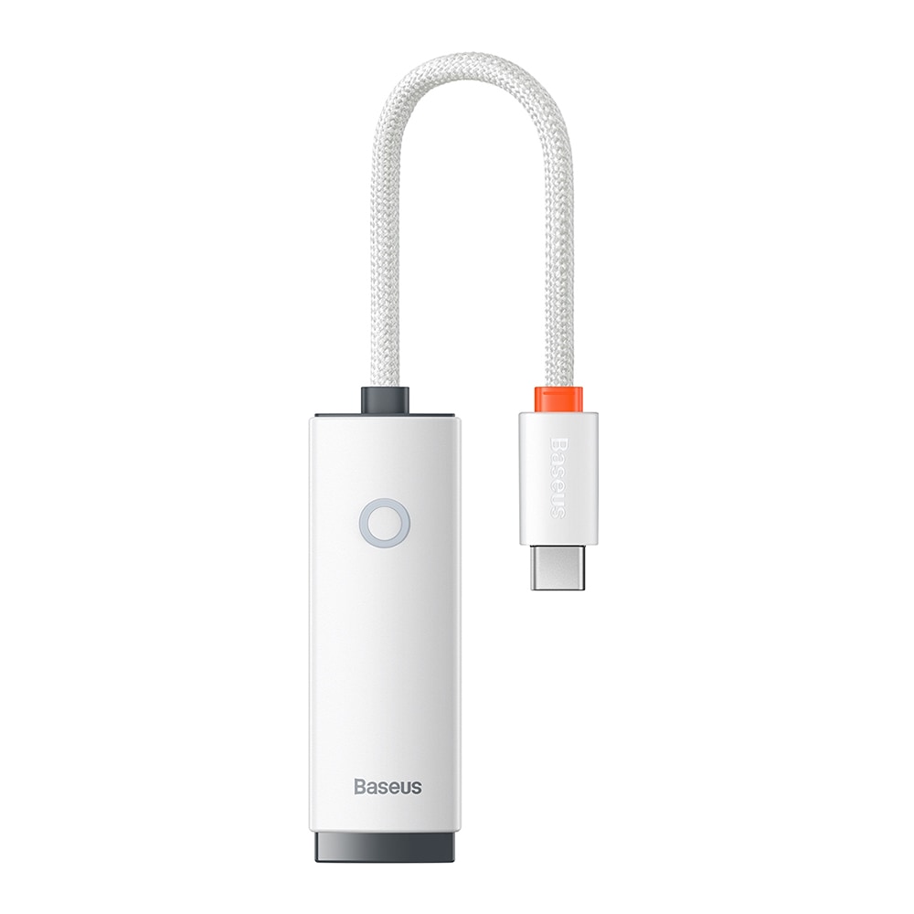 USB-C u Ethernet adapter Baseus "WKQX" do 100 Mbps - bijeli