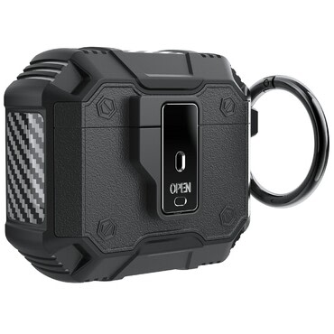 Zaštitna torbica "Buckle" za Apple AirPods 4 slušalice - crna