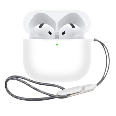 Zaštitna torbica "Strap Zero" za Apple AirPods 4 slušalice - bijela Zaštitna torbica "Strap Zero" za Apple AirPods 4 slušalice - bijela