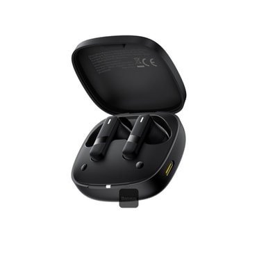 Bežične slušalice Baseus Bowie "E20" s ENC tehnologijom izoliranja buke i snažnim basovima - crne