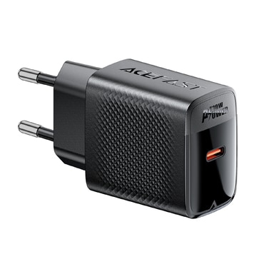 Premium zidni adapter za punjenje Acefast "A102" s GaN tehnologijom i 1x USB-C izlazom 30W - crni Premium zidni adapter za punjenje Acefast "A102" s GaN tehnologijom i 1x USB-C izlazom 30W - crni