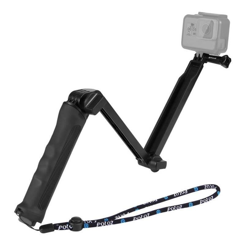 Sklopivi selfie stick i tripod stalak Puluz "PU202" - crni