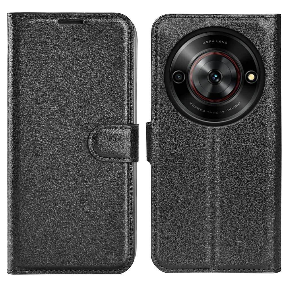 Torbica "Litchi" za Telemach 5G Pro telefon / ZTE Blade A75 5G - crna