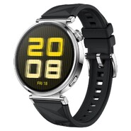 Silikonski remen za sat Huawei watch GT5 41mm / GT4 41mm / Garmin Venu 3S / 2S / Forerunner 265S / Forerunner 255S / Vivomove 3S / Vivoactive 4S - crni