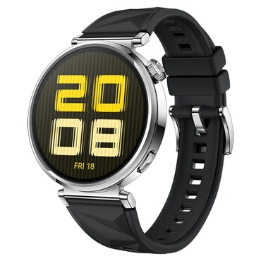 Silikonski remen za sat Huawei watch GT5 41mm / GT4 41mm / Garmin Venu 3S / 2S / Forerunner 265S / Forerunner 255S / Vivomove 3S / Vivoactive 4S - crni